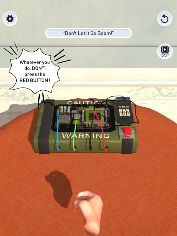 Ảnh chụp màn hình của Oops! Hand Simulator iPad 