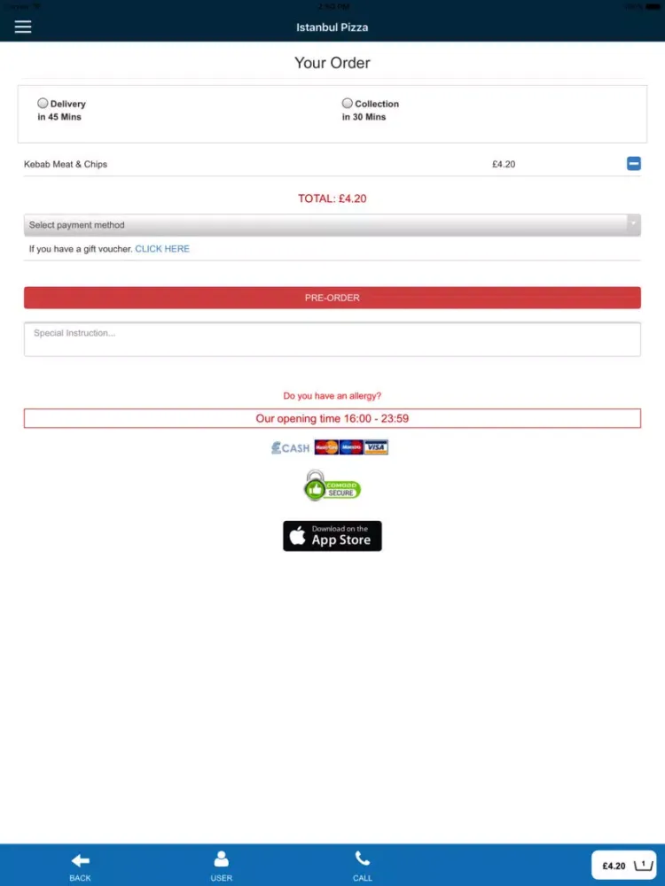 صور Istanbul Pizza iPad 