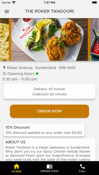 The Roker Tandoori سکرین شاٹس