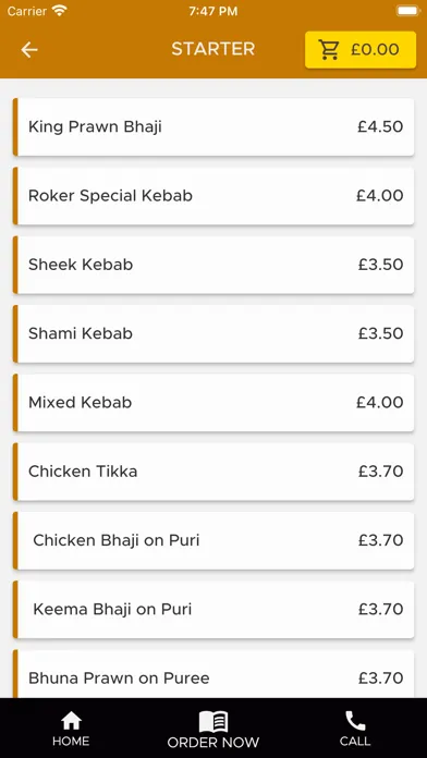 The Roker Tandoori سکرین شاٹس