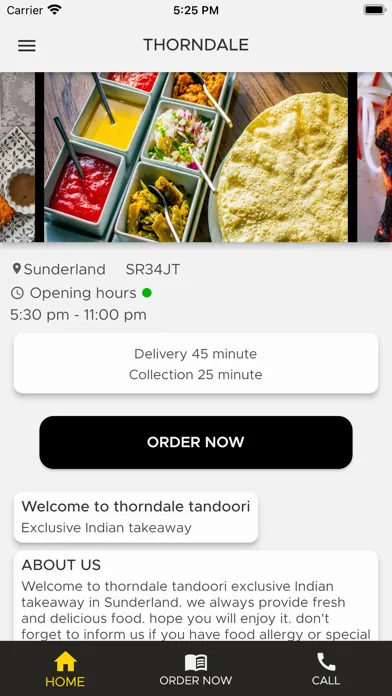 Thorndale Tandoori Takeaway應用截圖