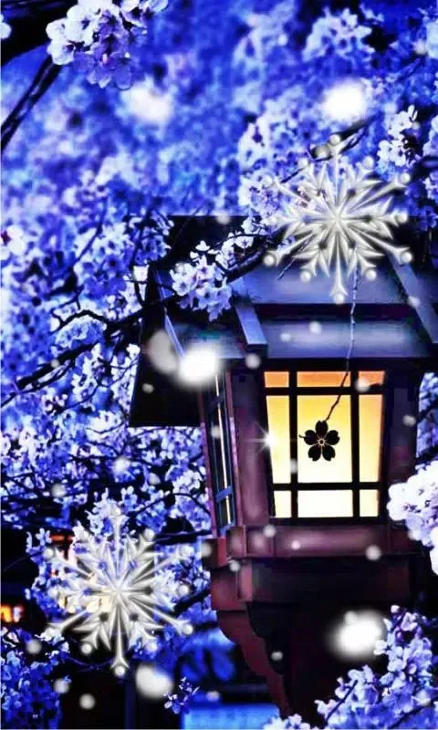 Capturas de pantalla de Sakura Snowfall Live Wallpaper