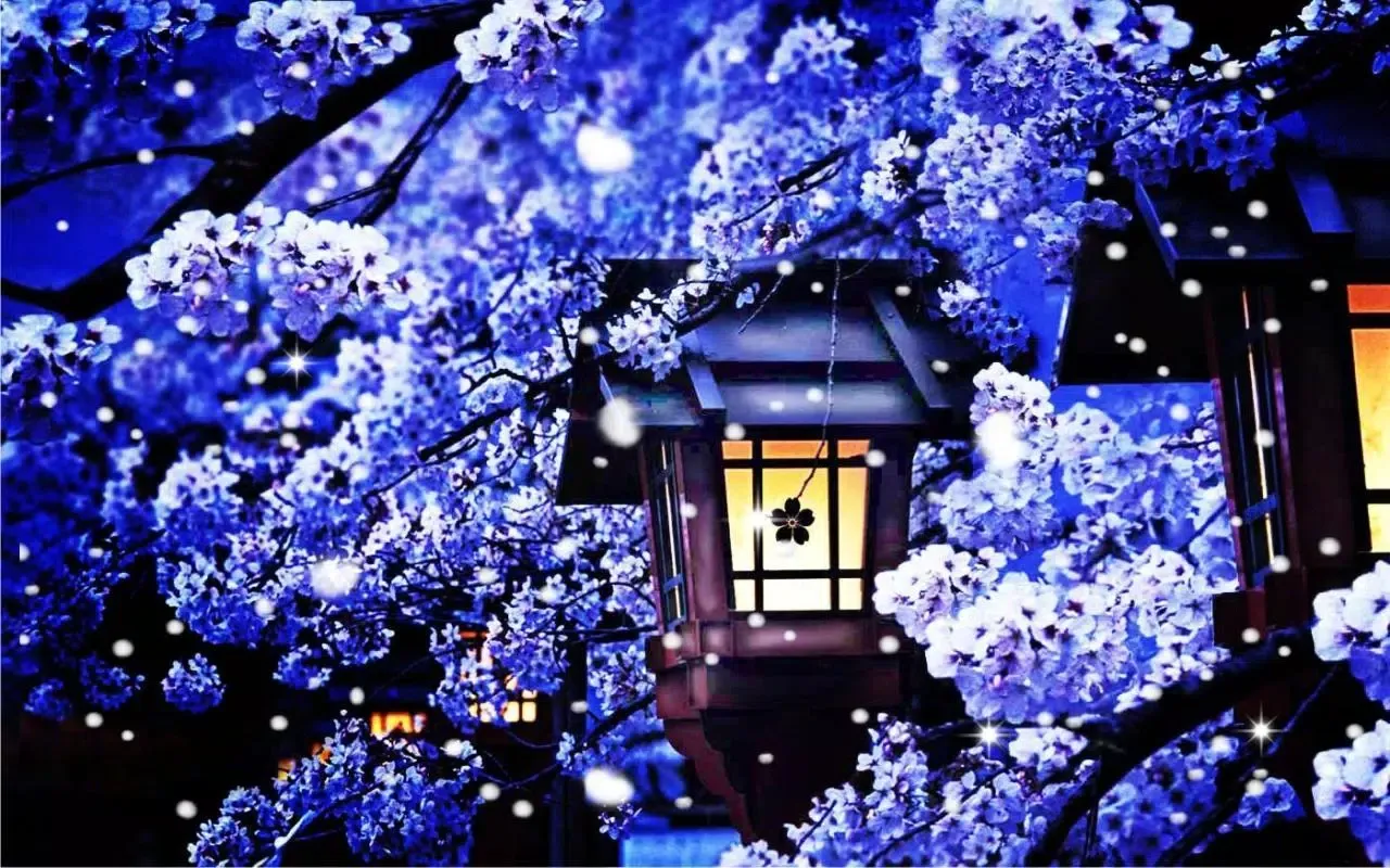 Capturas de pantalla de Sakura Snowfall Live Wallpaper