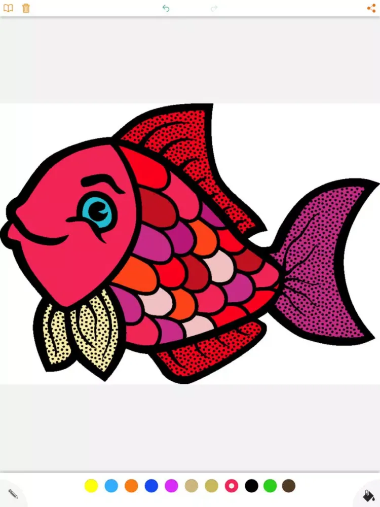 Colorfy Kids - Coloring book for the younger ones iPad  स्क्रीनशॉट