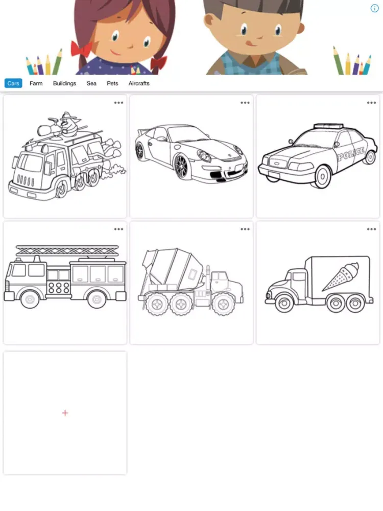 Colorfy Kids - Coloring book for the younger ones iPad  स्क्रीनशॉट