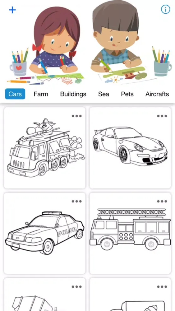 Colorfy Kids - Coloring book for the younger ones स्क्रीनशॉट