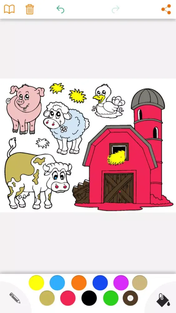 Colorfy Kids - Coloring book for the younger ones स्क्रीनशॉट