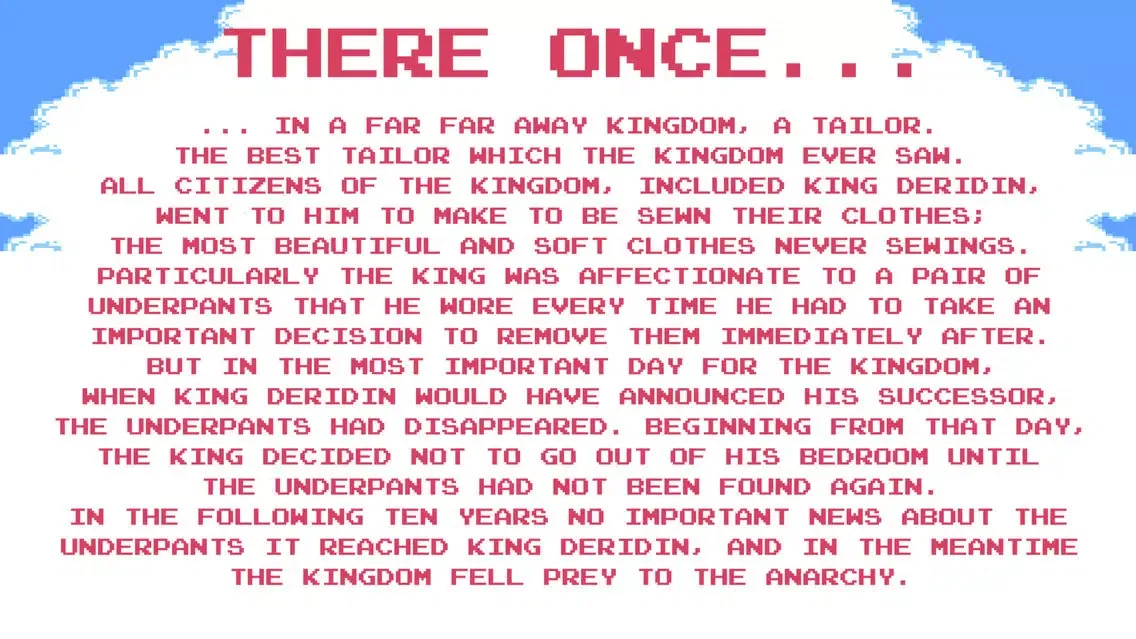 Tangkapan skrin Quest for King's underpants