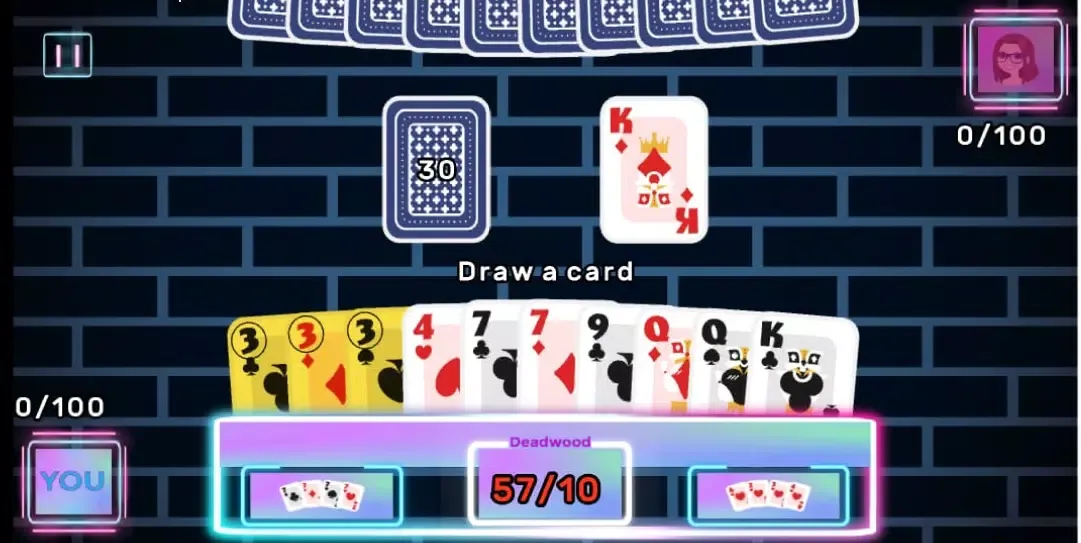 Скриншоты Gin Rummy