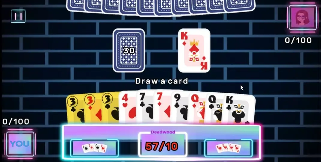 Скриншоты Gin Rummy