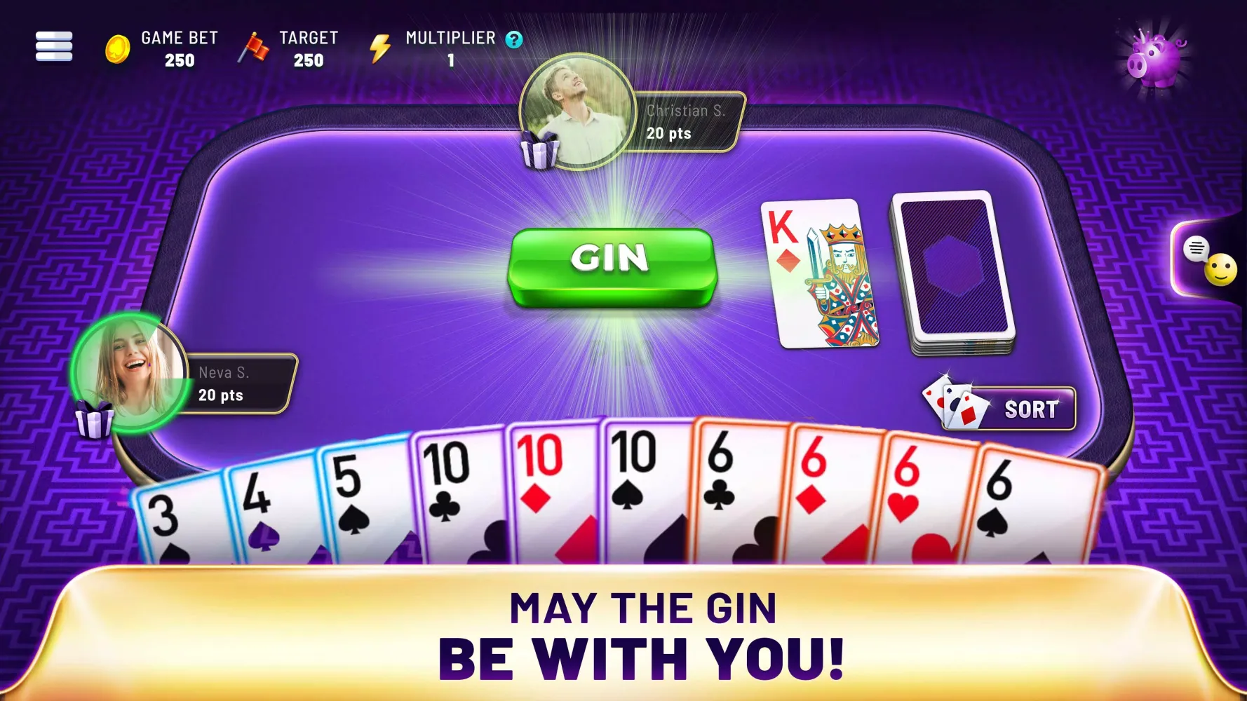 Gin Rummy Elite スクリーンショット