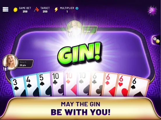 Gin Rummy Elite - Joker Gin iPad  Screenshots
