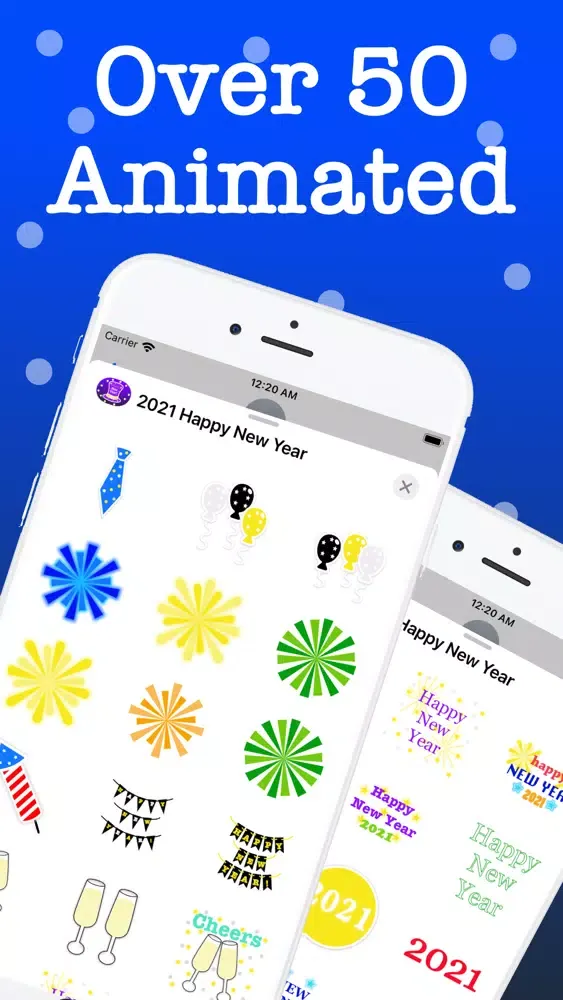 2021 Happy New Year Stickers.应用截图