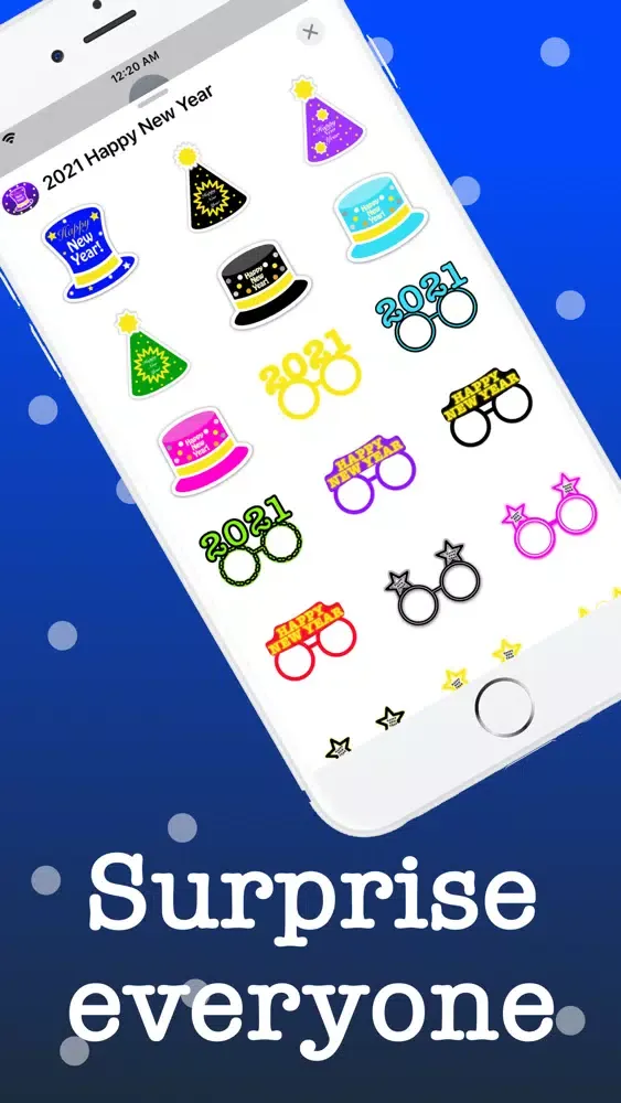 2021 Happy New Year Stickers.应用截图