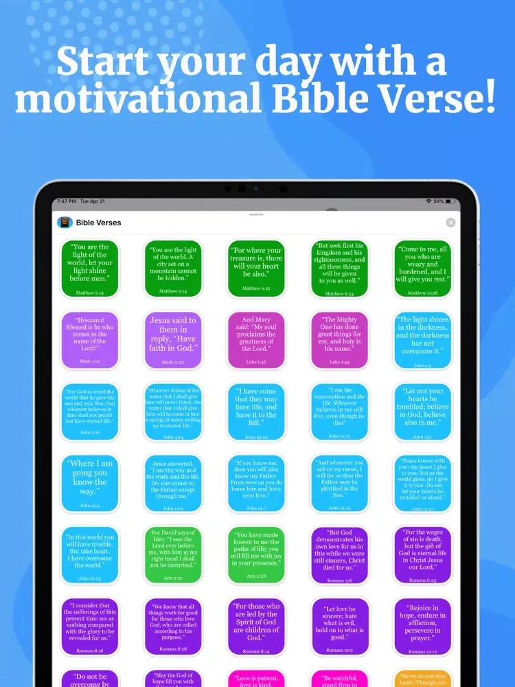 Bible Verses Stickers! iPad  Ekran Görüntüleri