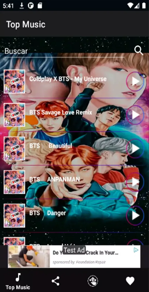 BTS Music Screenshots