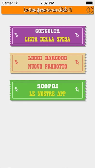 Ảnh chụp màn hình của La Lista della spesa
