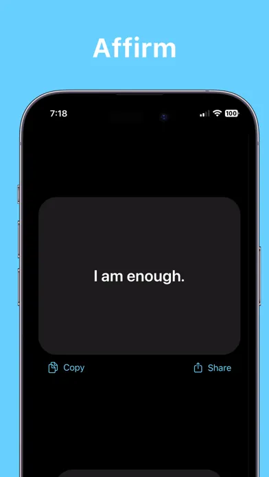 Zrzuty ekranu smile - Affirmations