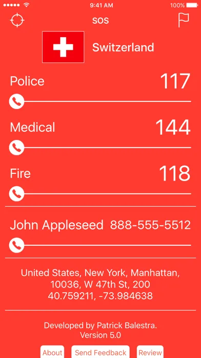 Emergency Phone Numbers - World應用截圖