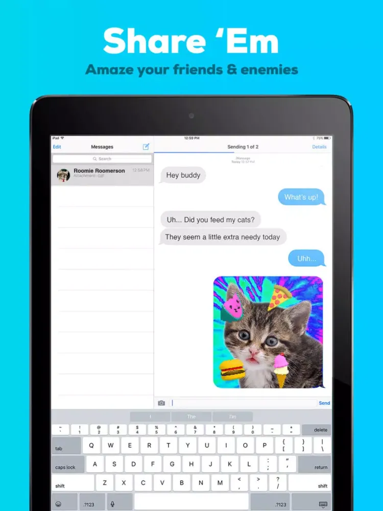 GIPHY Cam. The GIF Creator iPad 应用截图