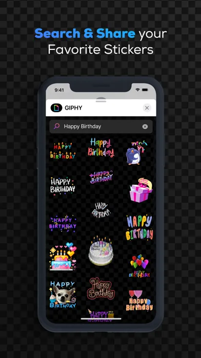 GIPHY Sticker Extension應用截圖
