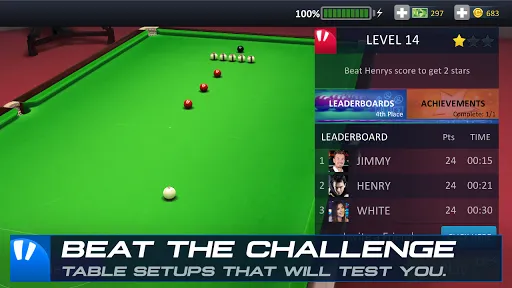 Snooker Stars - 3D Online Spor Screenshots