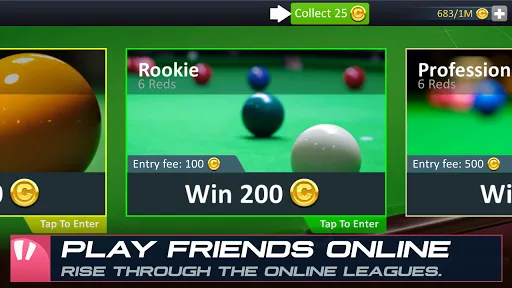 Snooker Stars - 3D Online Spor Screenshots