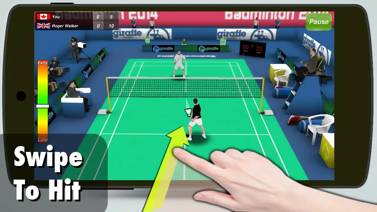 Tangkapan skrin Badminton 3D
