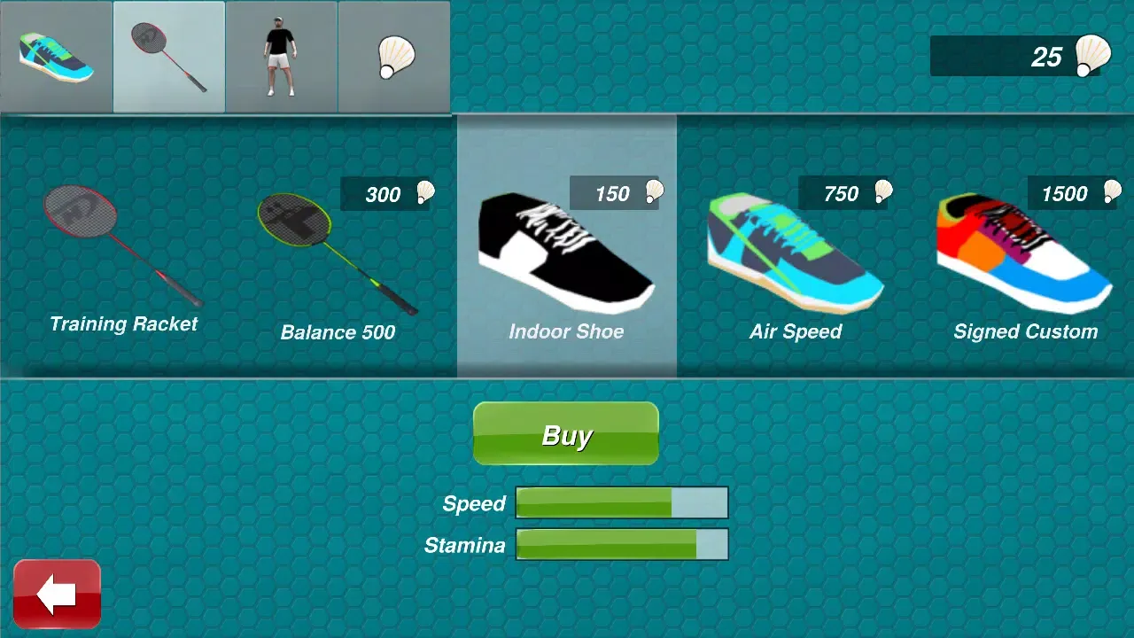 Tangkapan skrin Badminton 3D