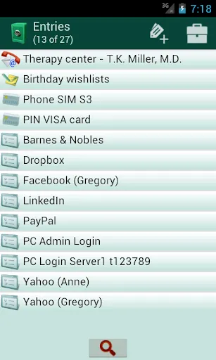 Secret Safe Password Manager Screenshots