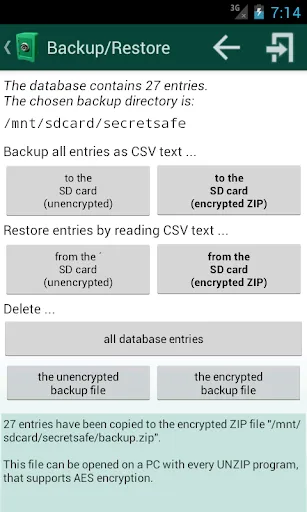 Secret Safe Password Manager Screenshots