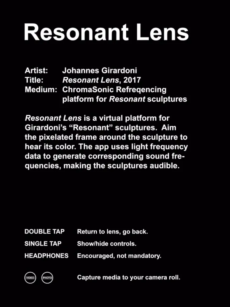 Tangkapan layar Resonant Lens iPad 
