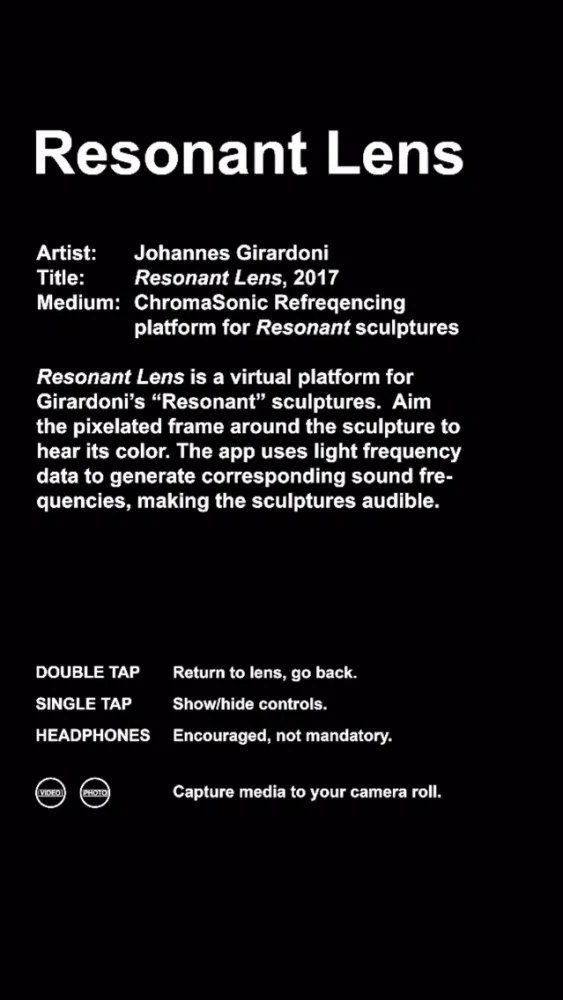 Tangkapan layar Resonant Lens