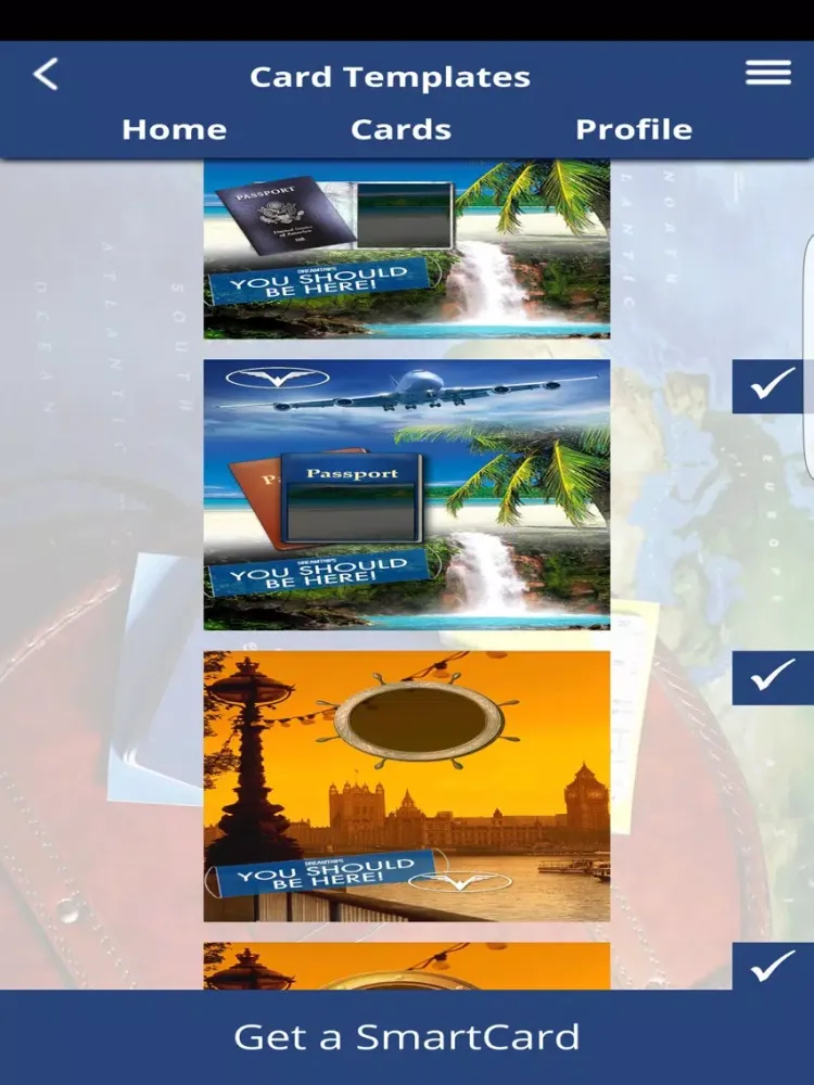SmartCard Travel iPad  स्क्रीनशॉट