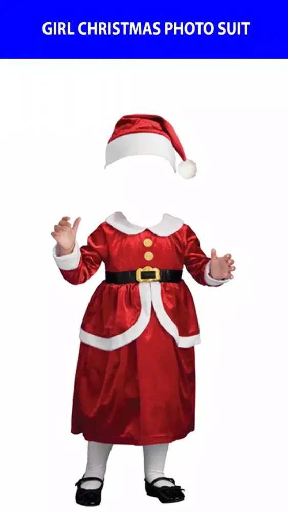 Girl Christmas Photo Suit应用截图