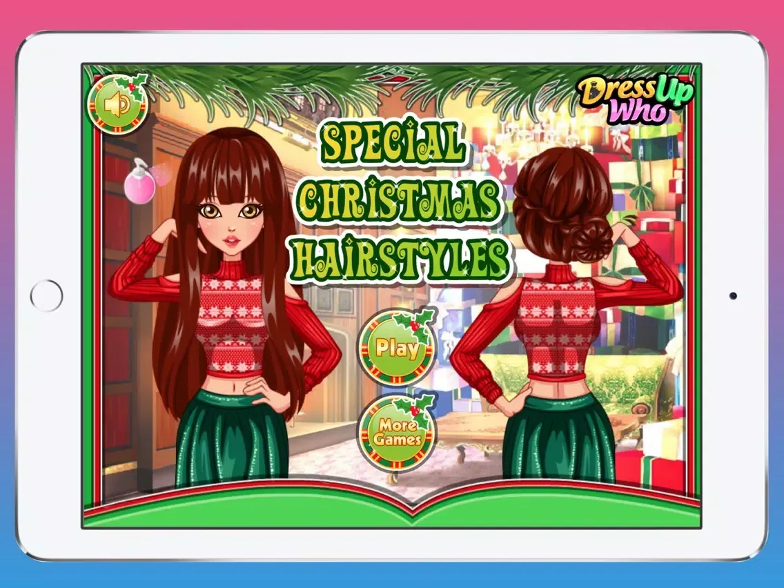 Xmas Hair: Salon Girl iPad  Ekran Görüntüleri