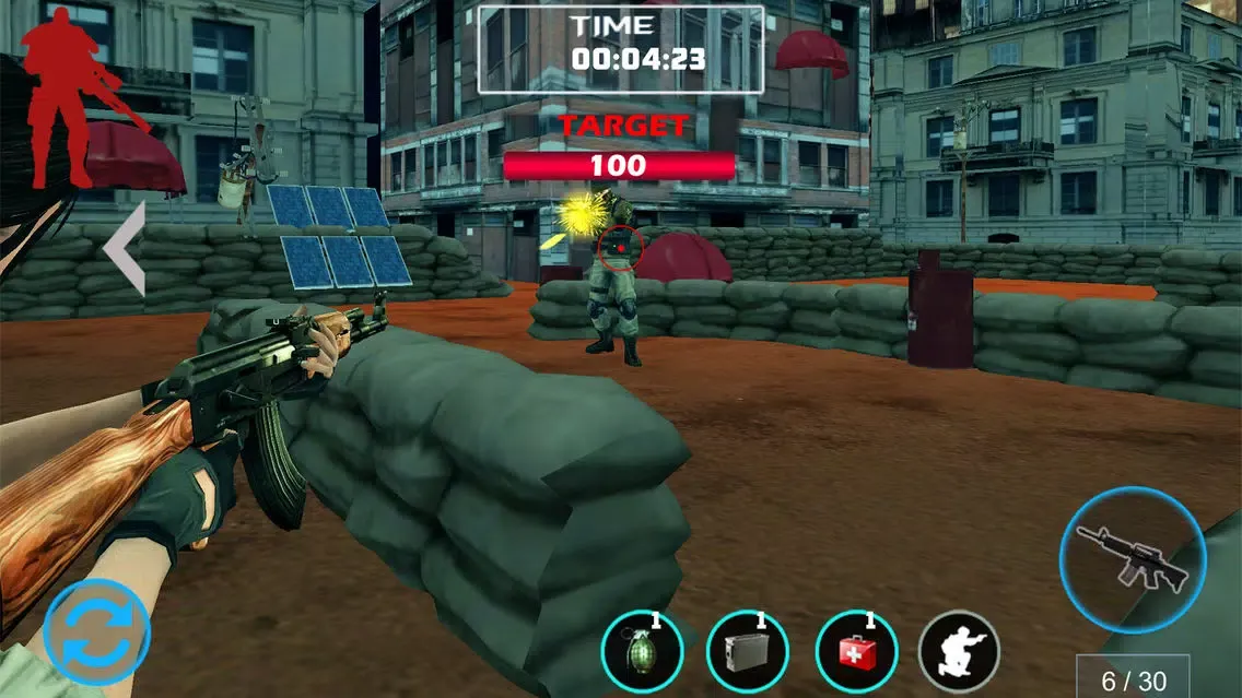 Captures d'écran de Girl Commander Shooter games