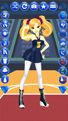 Zrzuty ekranu Cheerleader Dress Up