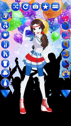 Zrzuty ekranu Cheerleader Dress Up