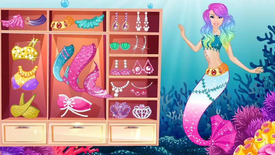 Mermaid Princess Dress Up Ekran Görüntüleri