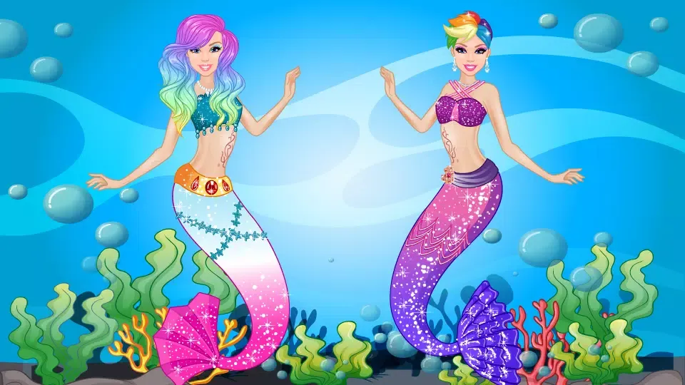 Mermaid Princess Dress Up Ekran Görüntüleri