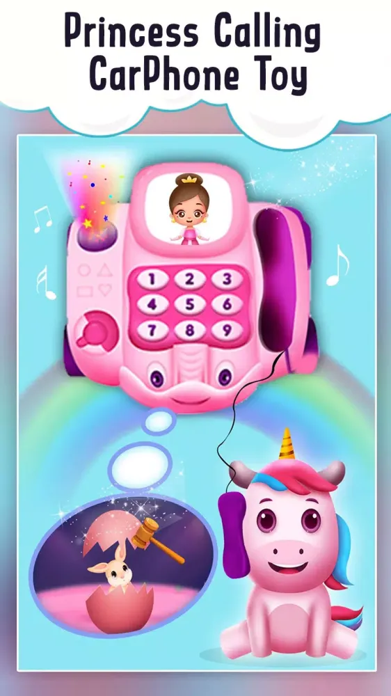 Baby Princess Car phone Toy Ekran Görüntüleri