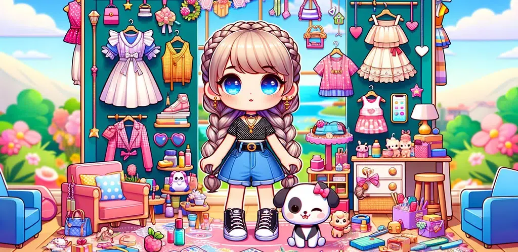 DIY Paper Doll Chibi DressUp Screenshots