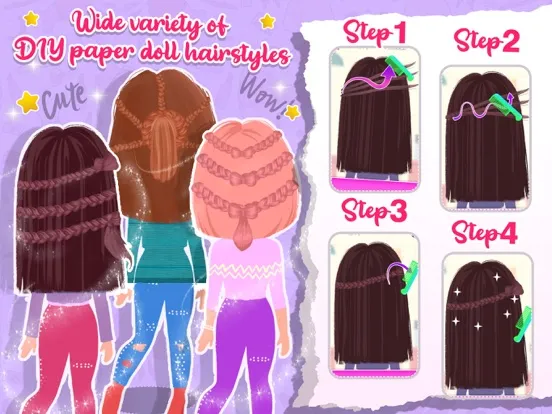 Tangkapan skrin DIY Paper Doll Chibi Dress Up iPad 