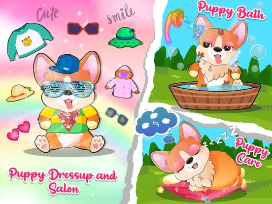 Tangkapan skrin DIY Paper Doll Chibi Dress Up iPad 