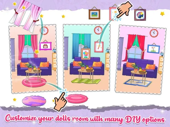 Tangkapan skrin DIY Paper Doll Chibi Dress Up iPad 
