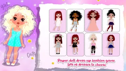 Tangkapan skrin DIY Paper Doll Chibi Dress Up