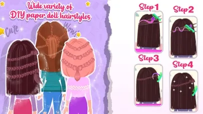 Tangkapan skrin DIY Paper Doll Chibi Dress Up