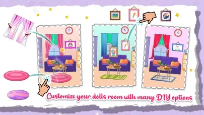 Tangkapan skrin DIY Paper Doll Chibi Dress Up