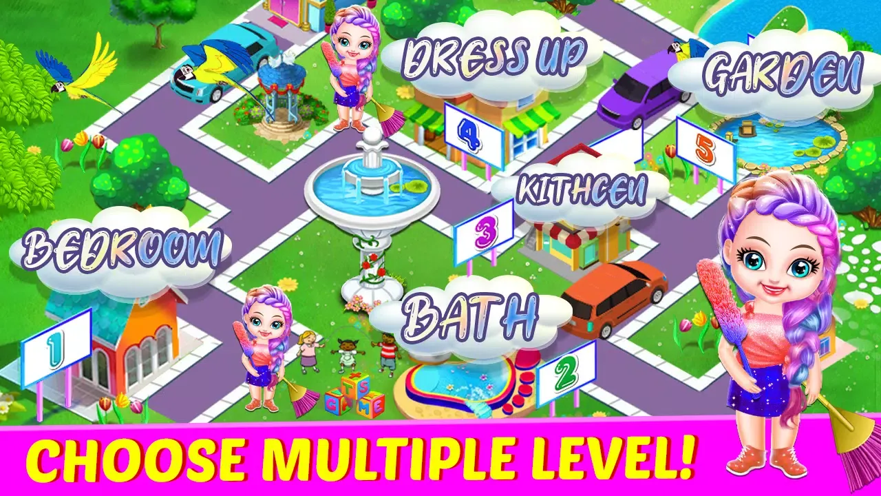 Chic Doll Kids House Clean Up應用截圖